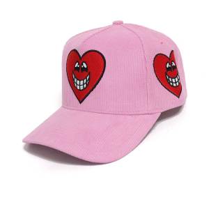 The Hearts Snapback Cap - Pink