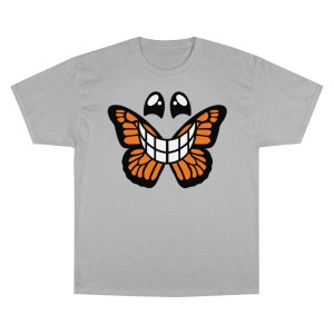The Butterfly T Shirt - Grey