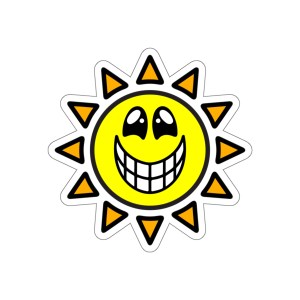 The Sun Vinyl Sticker